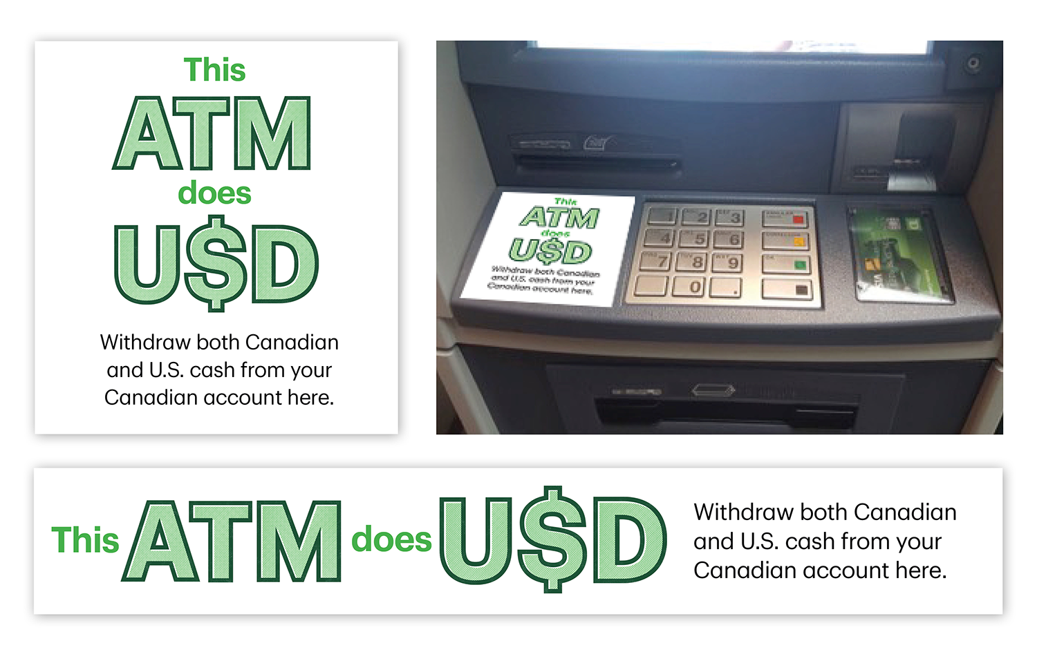 Multi-Currency ATM clings